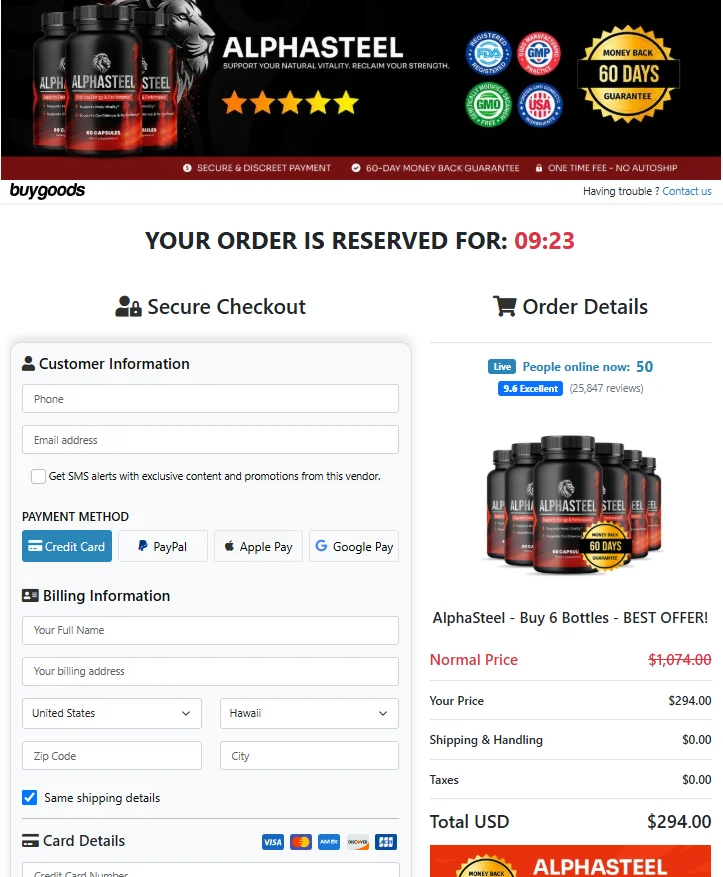 alphasteel buy alphasteel buy